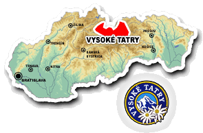 Vysoké Tatry - mapka